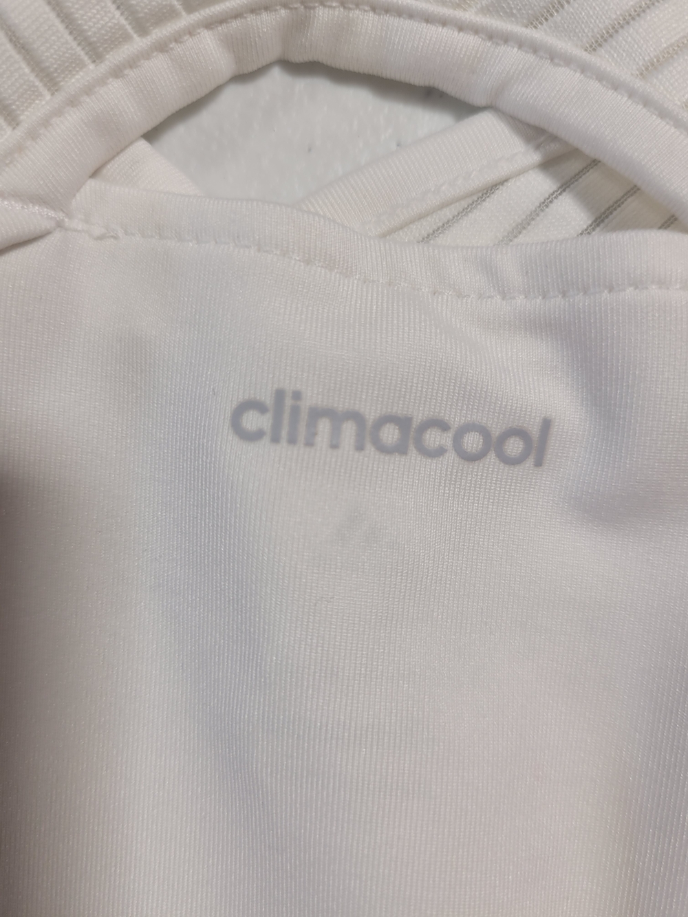 adidas White Racerback Performance Tank Top - Picture 5 of 5